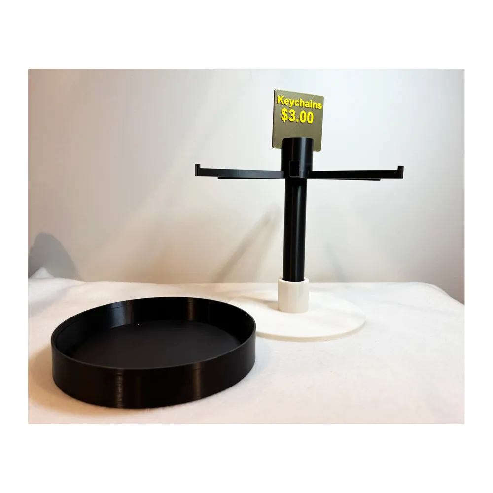 Spinning keychain display stand customizable V2!, photo 3 of 4 - Figure Display Stands & Bases, ornament