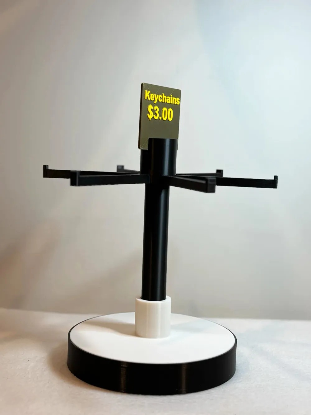 Spinning keychain display stand customizable V2!, photo 4 of 4 - Figure Display Stands & Bases, retail