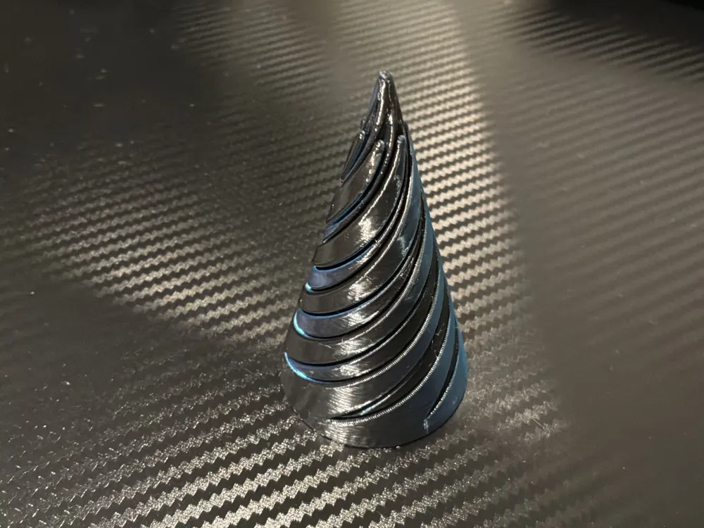 Spiral cone fidget, photo 2 of 4 - Spiral cone fidget Hobby & DIY