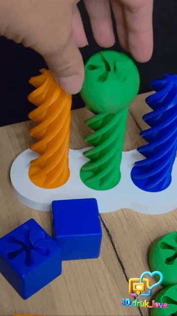 Spiral Fidget Toy, Educational & Fun 3D Toy, photo 2 of 4 - Spiral Fidget Toy, Educational & Fun 3D Toy Toys & Games