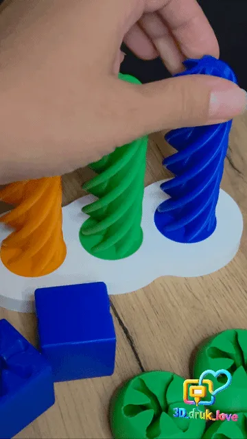 Spiral Fidget Toy, Educational & Fun 3D Toy, photo 3 of 4 - Spiral Fidget Toy, Educational & Fun 3D Toy Toys & Games