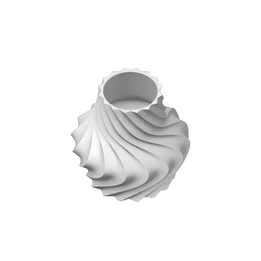 Spiral Vase, photo 4 of 4 - Spiral Vase Household