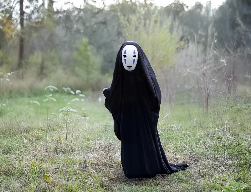 SPIRITED AWAY Miyazaki - No Face MASK Cosplay, photo 4 of 4 - SPIRITED AWAY Miyazaki - No Face MASK Cosplay Props & Cosplay