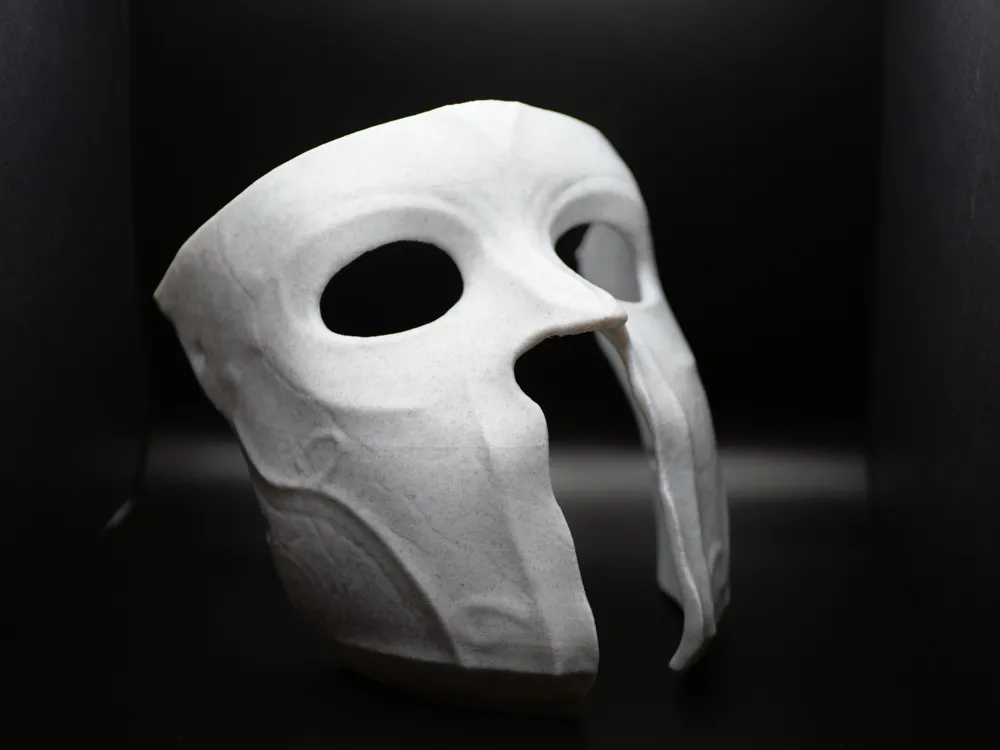 Split Face Mask, photo 2 of 4 - Skull & Horror Masks, halloween