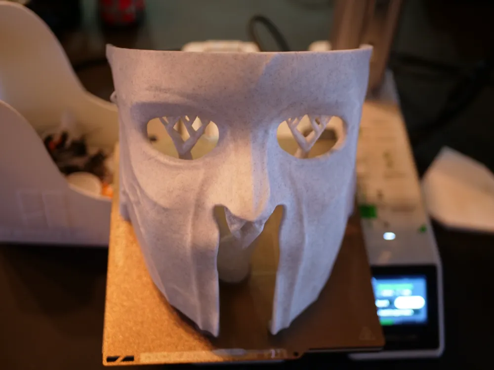 Split Face Mask, photo 4 of 4 - Skull & Horror Masks, a1min