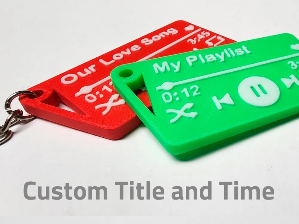 Spotify or Youtube Customizable NFC Music Keychain, photo 2 of 4 - Photo & Custom Keychains, gift