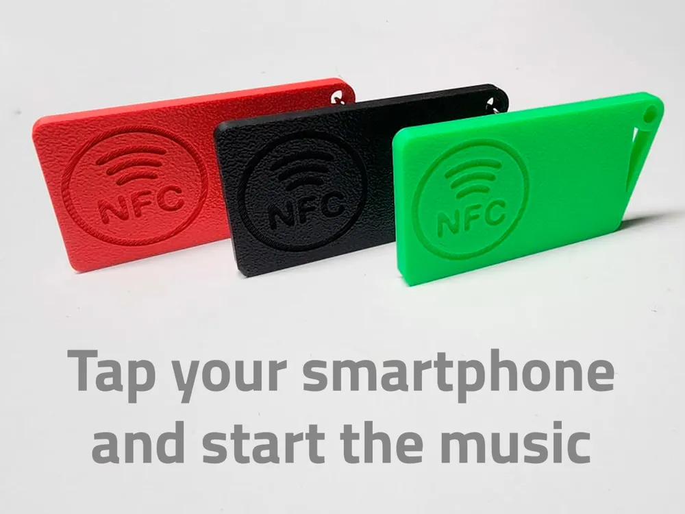 Spotify or Youtube Customizable NFC Music Keychain, photo 3 of 4 - Photo & Custom Keychains, smart