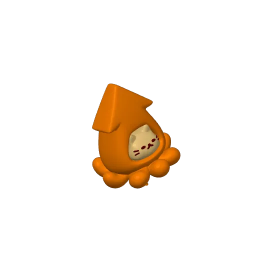 Baby Squid Cat Children's Toy Decoration Ornaments, another view - Cute & Cartoon Cats, interesting