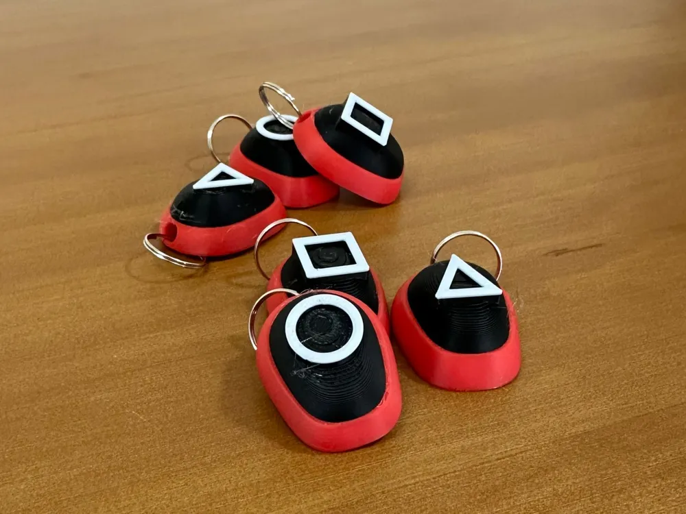 Squid Game - Round Six Masks keyring