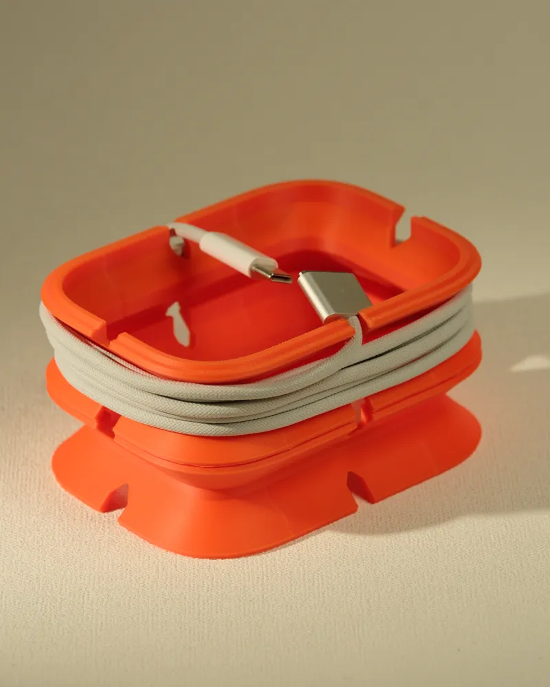 Stackable Cable Organizer, photo 3 of 4 - Stackable Cable Organizer Generative Art