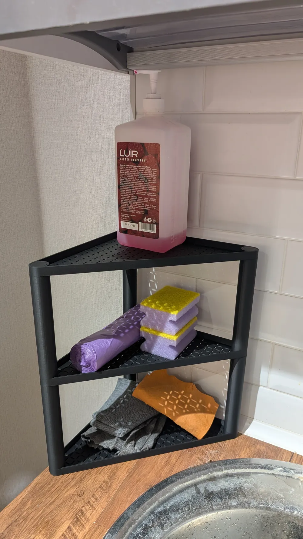 Stackable Corner Shelf, photo 4 of 4 - Stackable Corner Shelf Household