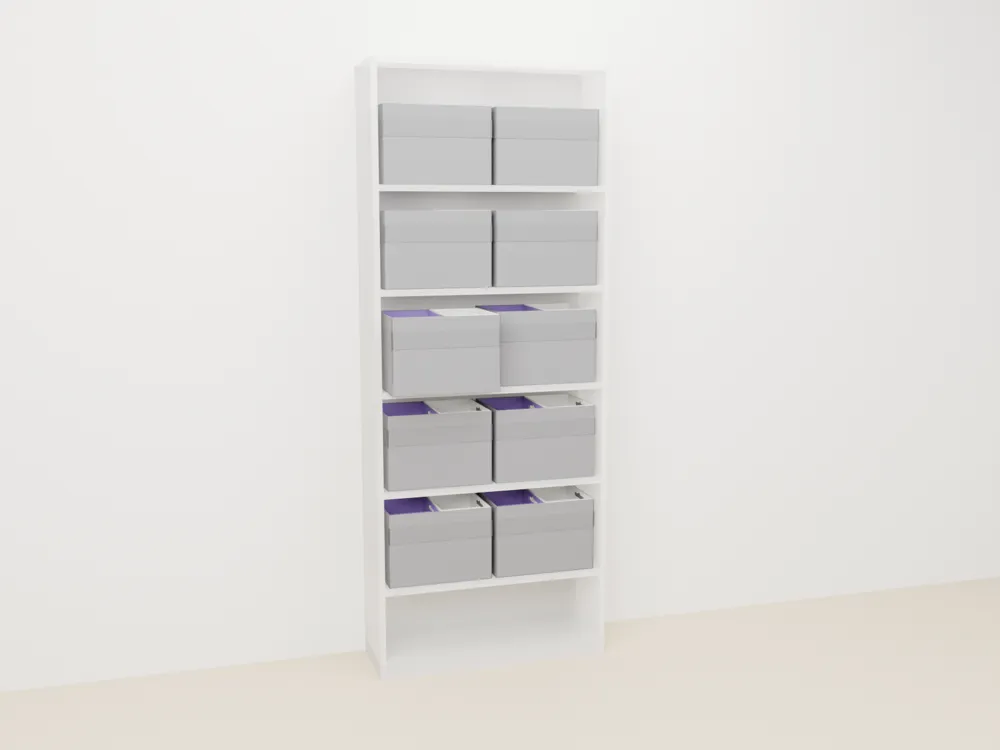 Stackable Divider Boxes for IKEA Drona, Billy, photo 3 of 4 - Stackable Divider Boxes for IKEA Drona, Billy Tools
