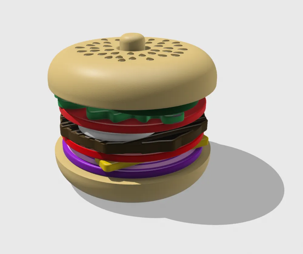 Stackable Hamburger toy for children, photo 2 of 4 - Stackable Hamburger toy for children Toys & Games
