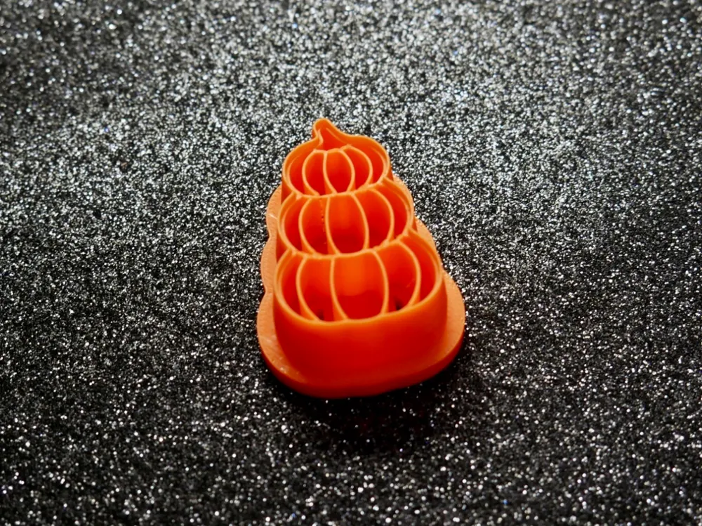 STACKED PUMPKIN- CLAY CUTTER 35MM, photo 4 of 4 - STACKED PUMPKIN- CLAY CUTTER 35MM Art