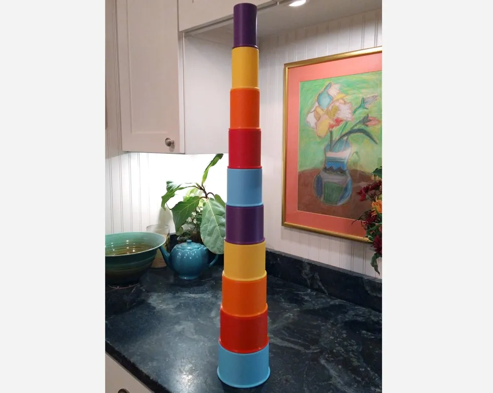 Stacking Cups for Toddlers, photo 3 of 4 - Stacking Cups for Toddlers Toys & Games
