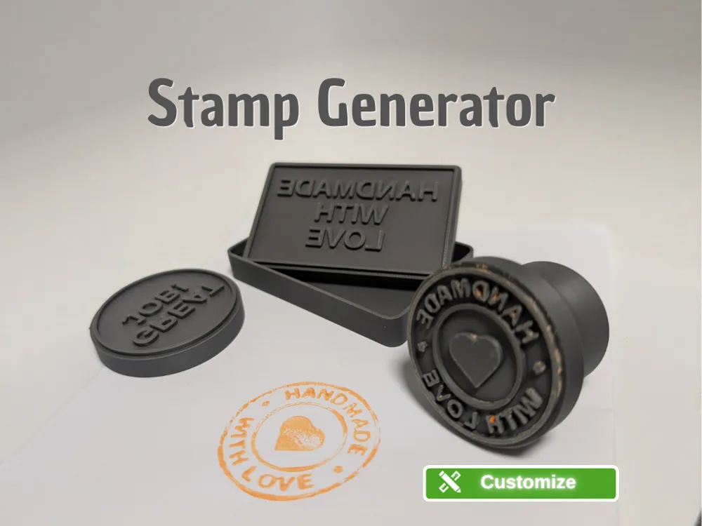 Stamp Generator, Custom Text & Seal Stamps - Gadgets, in stock in India
