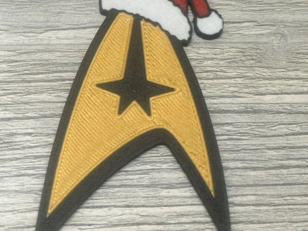 Star trek christmas ornament