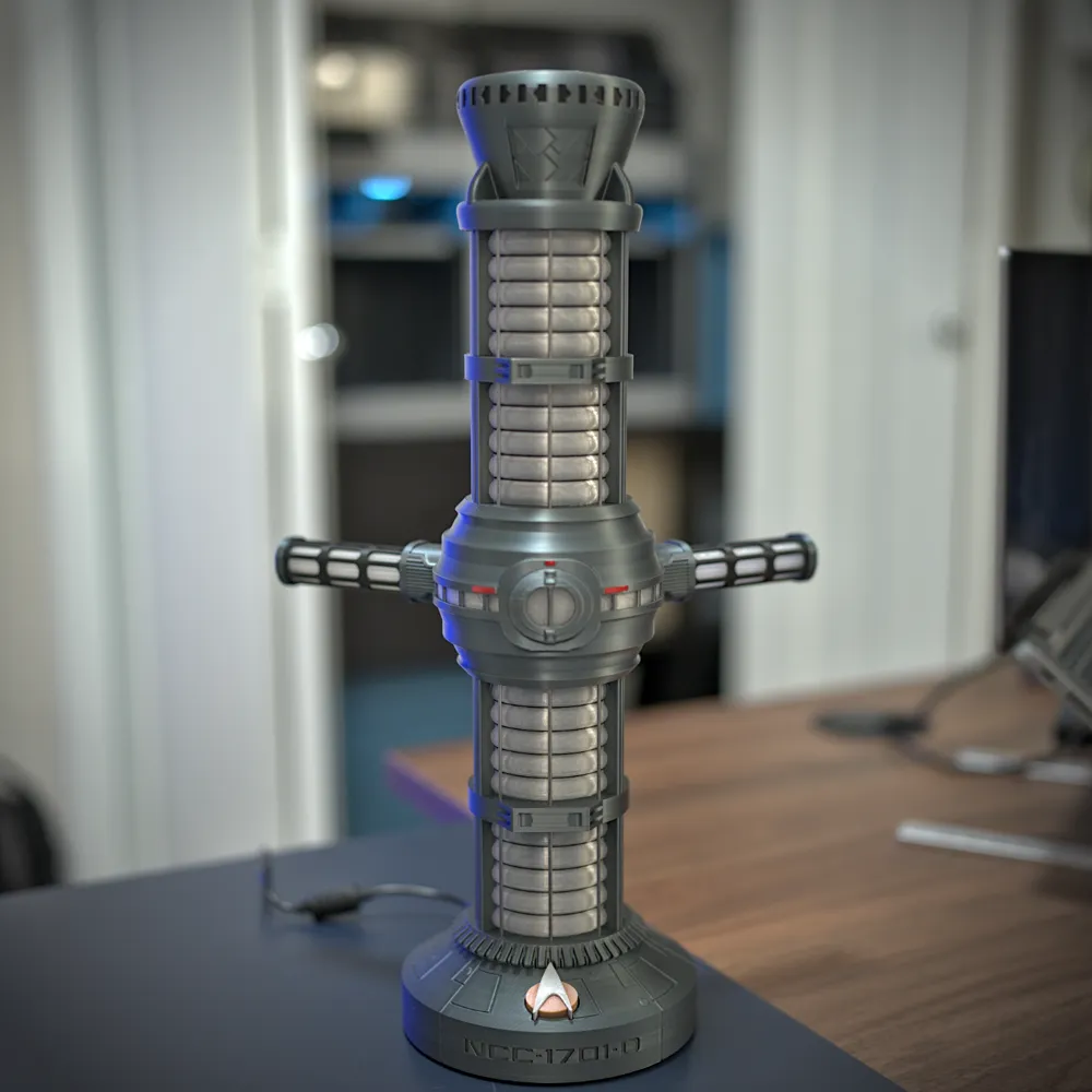 Star Trek Enterprise D Warp Core (v3) 16" for LEDs, photo 3 of 4 - Sci-fi & Movie Figures, ncc-1701