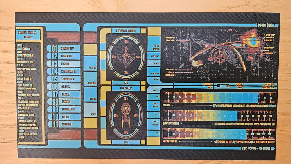 Star Trek LCARS Hueforge, photo 2 of 4 - Movie & TV Photo Art, star trek adventures