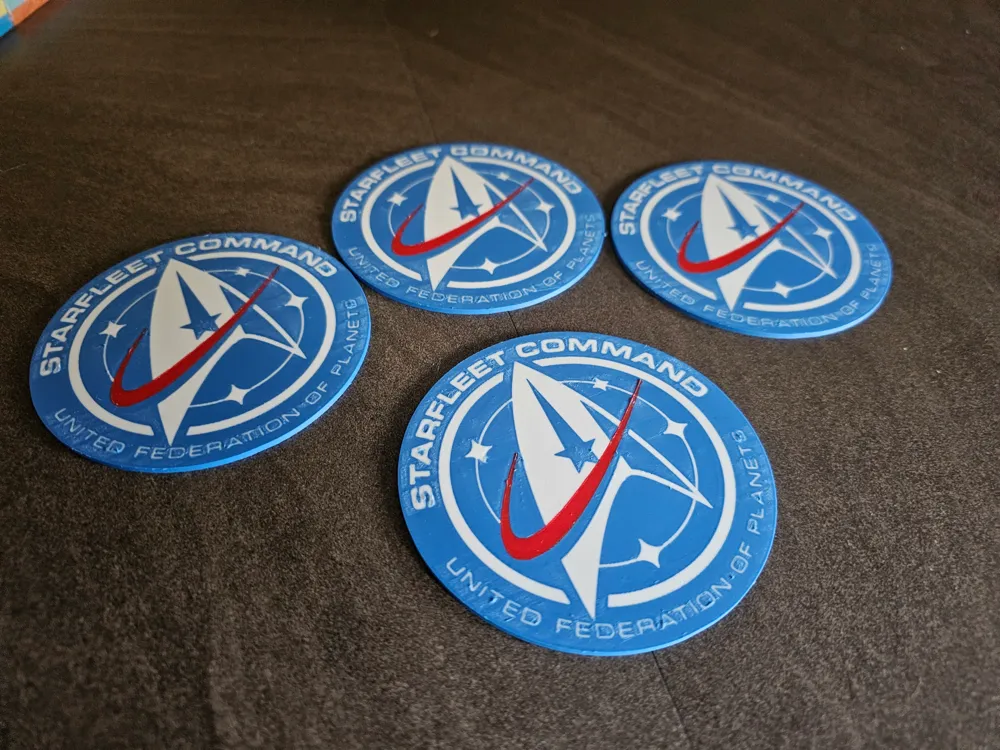 Star Trek Starfleet Command Coasters