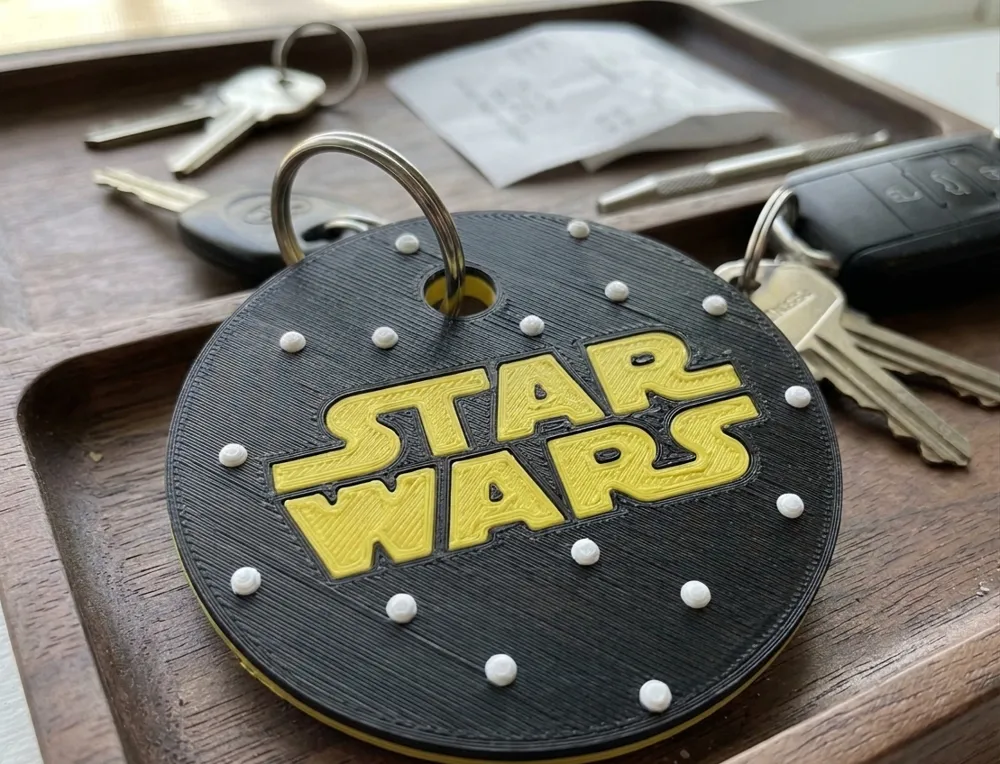 Star Wars Circle Keychain, photo 3 of 4 - Star Wars Circle Keychain Keychains