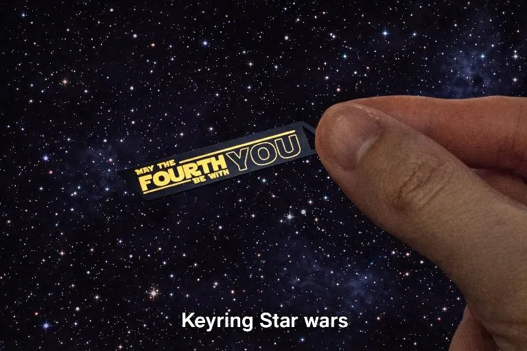 star wars day keychain, photo 4 of 4 - star wars day keychain Keychains
