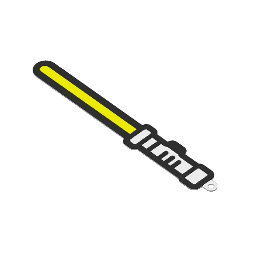 Star Wars Laser Sword Keychain, photo 3 of 3 - Star Wars Laser Sword Keychain Keychains
