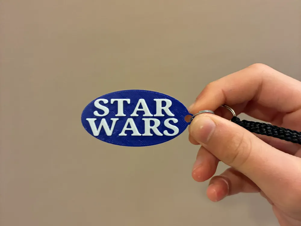 star wars logo keychain