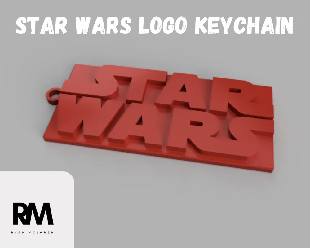 Star Wars logo keychain