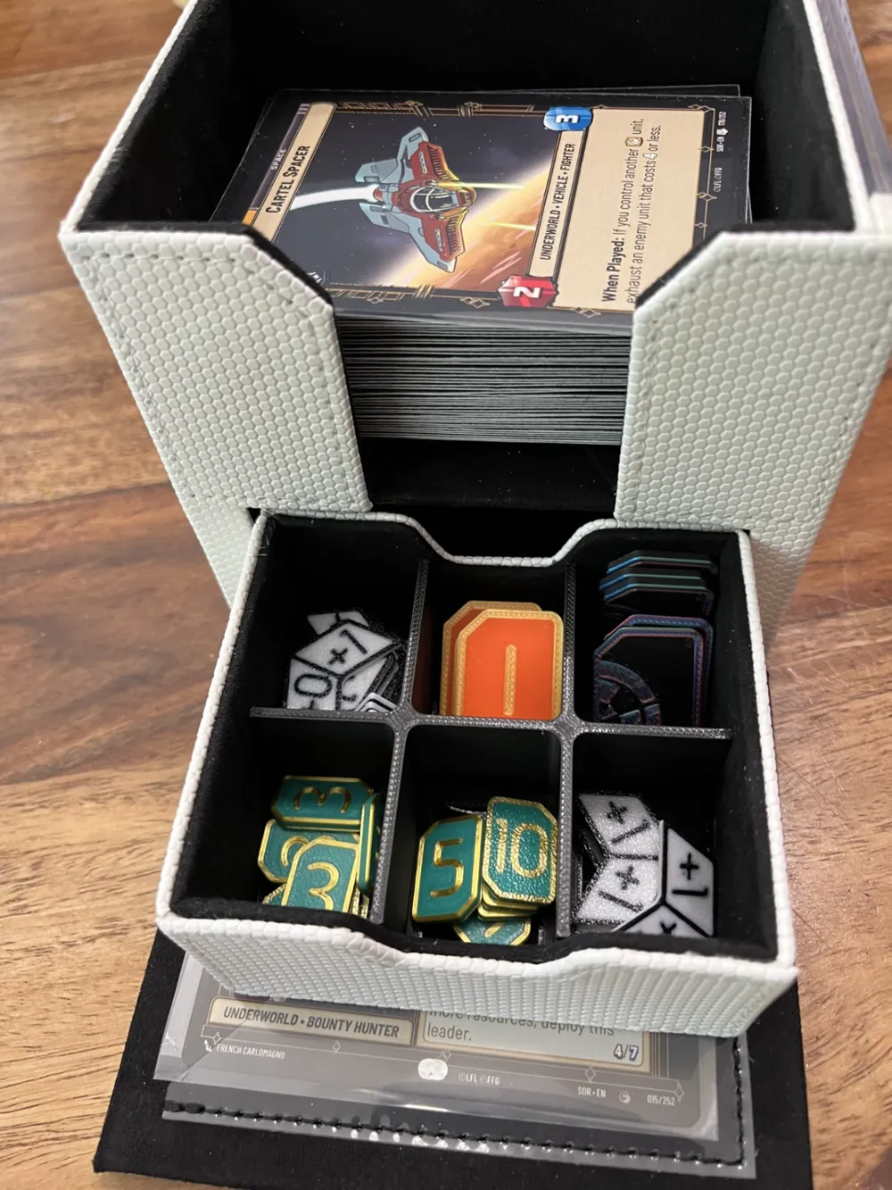 Star Wars Unlimited Deck Box Token Divider, photo 3 of 4 - Star Wars Unlimited Deck Box Token Divider Board Games & Tabletop