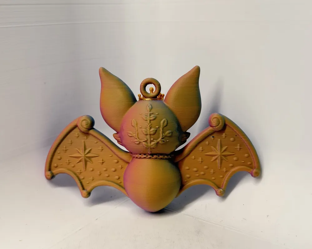 Spooky Cute Bat Ornament (Hanging), photo 4 of 4 - Spooky Cute Bat Ornament (Hanging) Household