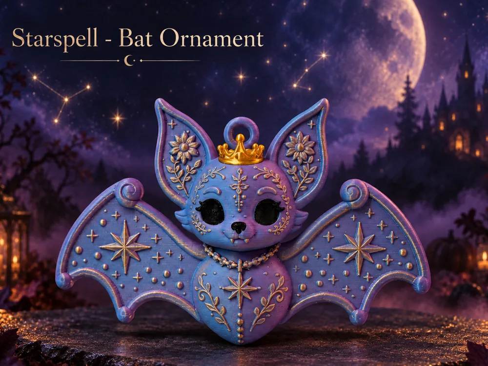 Spooky Cute Bat Ornament (Hanging) - Decor, in stock in India