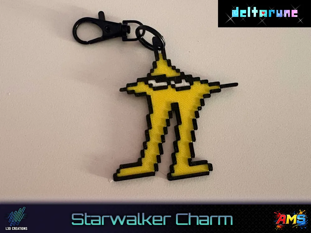 Starwalker keychain Charm | Deltarune, photo 3 of 4 - Starwalker keychain Charm | Deltarune Art
