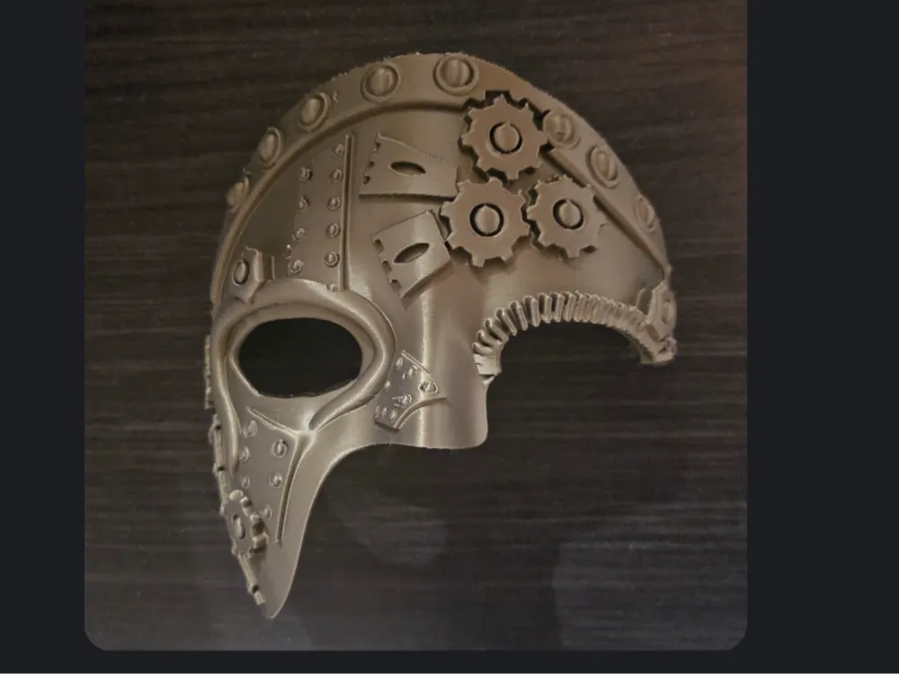 steampunk opera phantom mask