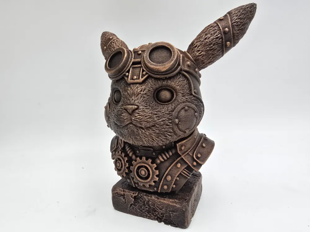 STEAMPUNK PIKACHU BUST