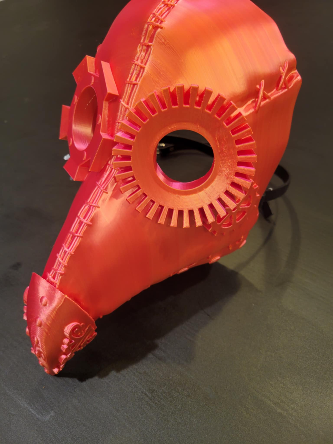 Steampunk Plague Mask, photo 4 of 4 - Steampunk Plague Mask Props & Cosplay