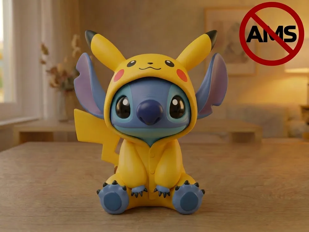 Stitch x Pikachu, Figurine, photo 3 of 4 - Stitch x Pikachu, Figurine Figurines & Collectibles