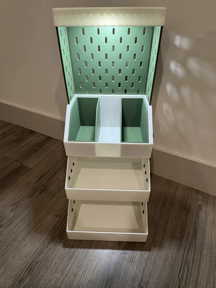 Skadis Wall Display Shelf with Light Top, photo 3 of 5 - Display & Figure Shelves, modular