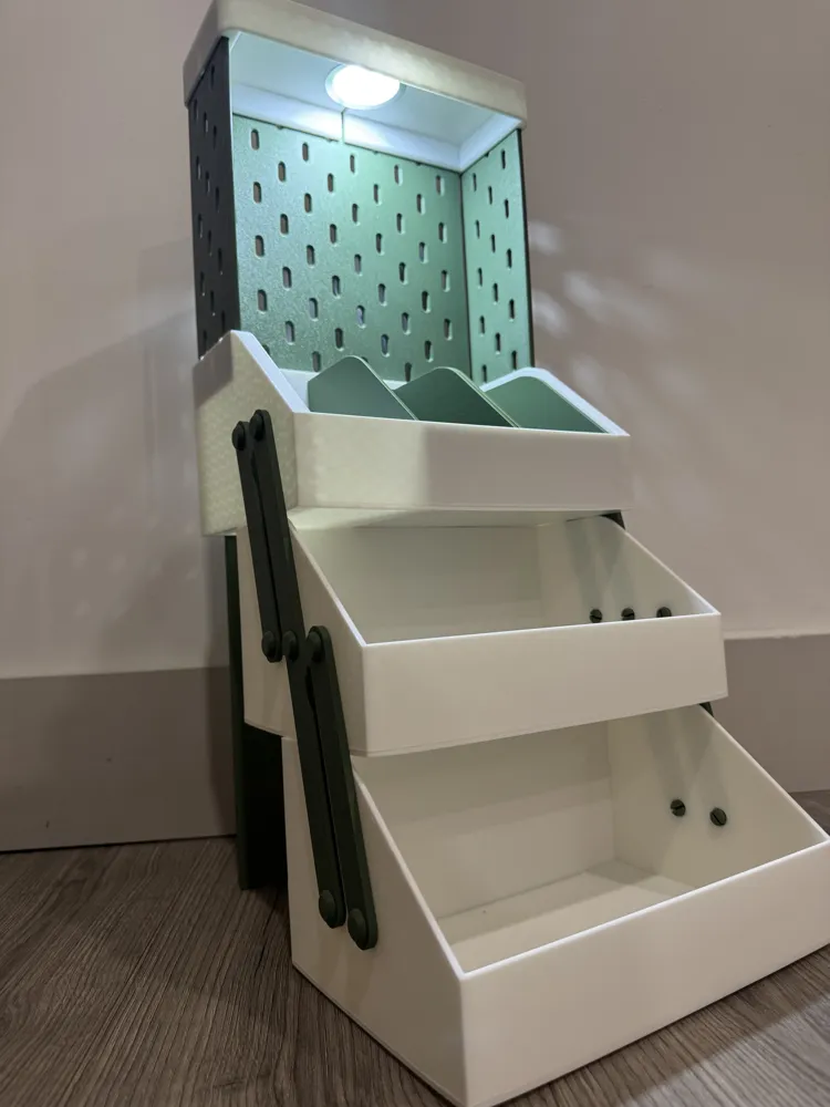 Skadis Wall Display Shelf with Light Top, photo 4 of 5 - Display & Figure Shelves, modular organizer