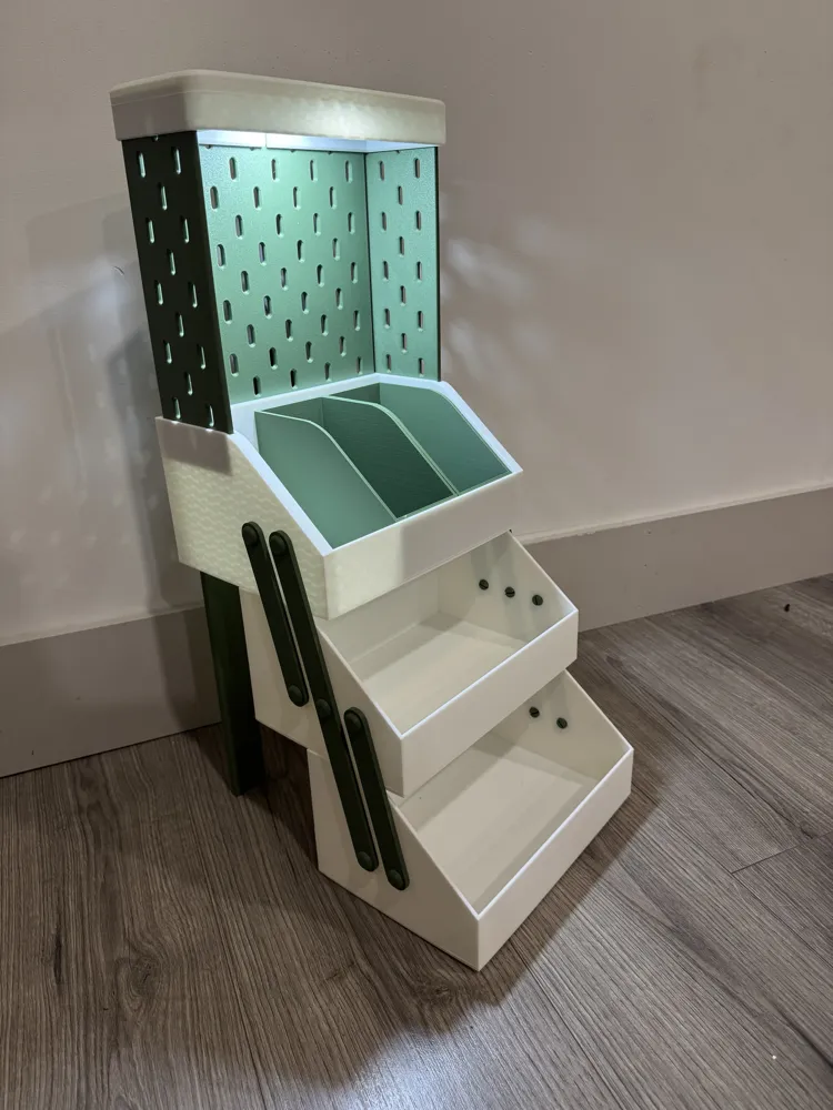Skadis Wall Display Shelf with Light Top, photo 5 of 5 - Display & Figure Shelves, storage