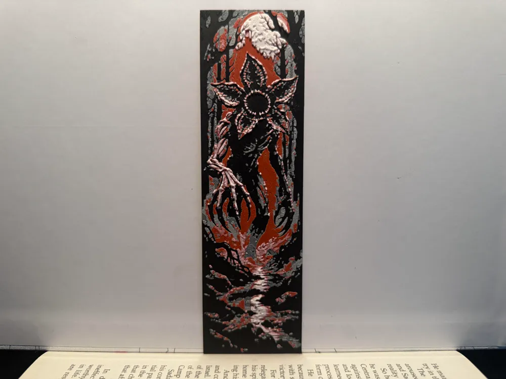 Stranger Things Demogorgon - Bookmark, photo 4 of 4 - Stranger Things Demogorgon - Bookmark Generative Art