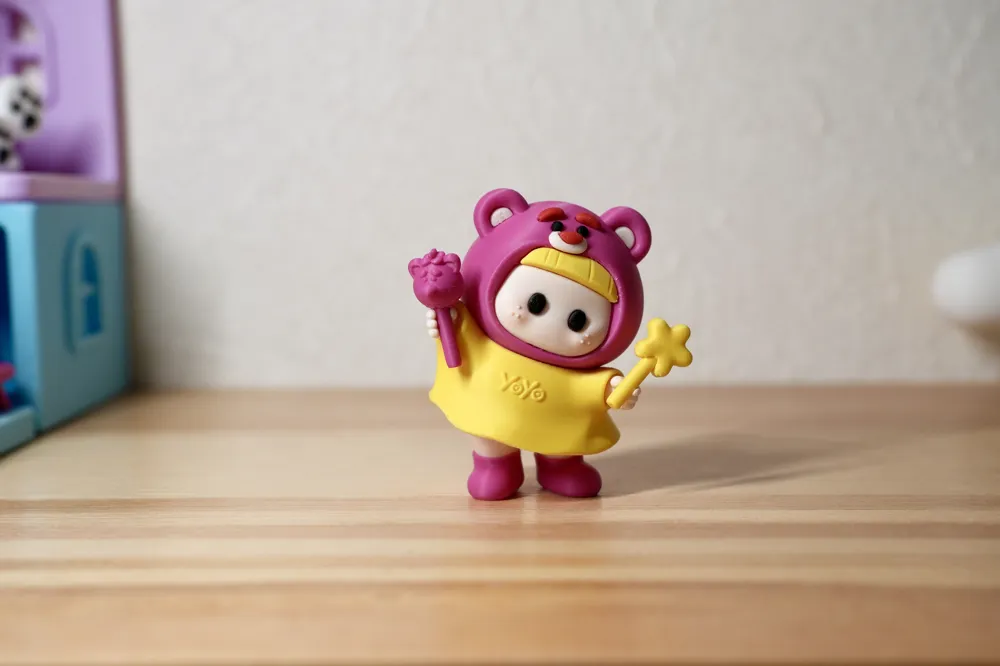 Strawberry bear hood Yoyo sauce, photo 4 of 5 - Spinning Tops & Classic Toys, Q version cartoon