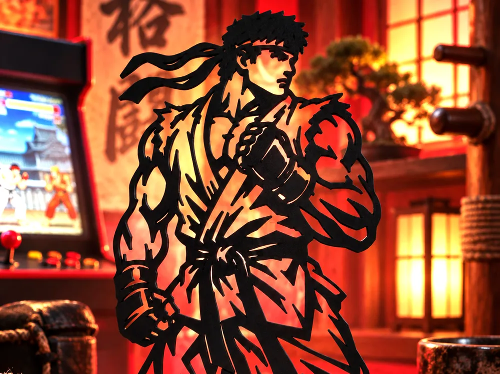 Street Fighter - Ryu Desk Decoration, photo 3 of 4 - Street Fighter - Ryu Desk Decoration Desk & Office