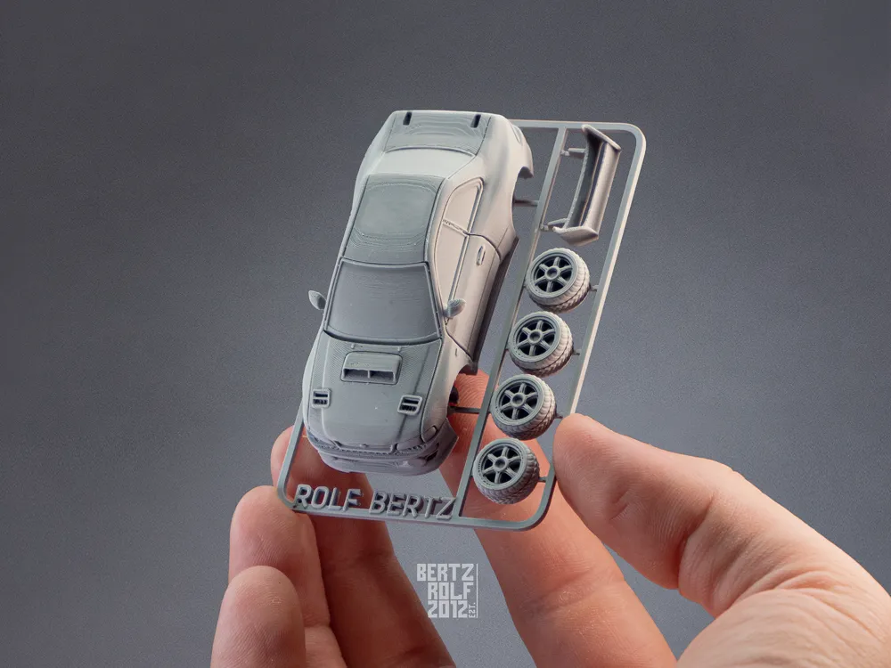 Subaru Impreza WRX STI Type R Kit Card, photo 2 of 5 - Car, Tank & Vehicle Kit Cards, scalemodel