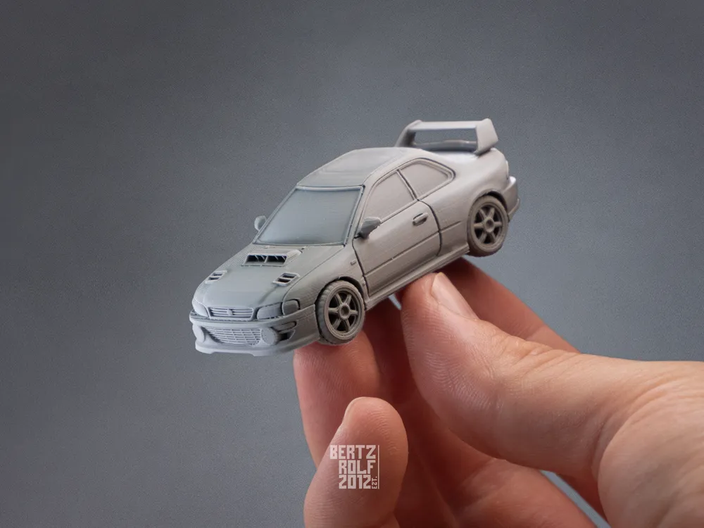 Subaru Impreza WRX STI Type R Kit Card - Car, Tank & Vehicle Kit Cards, in stock