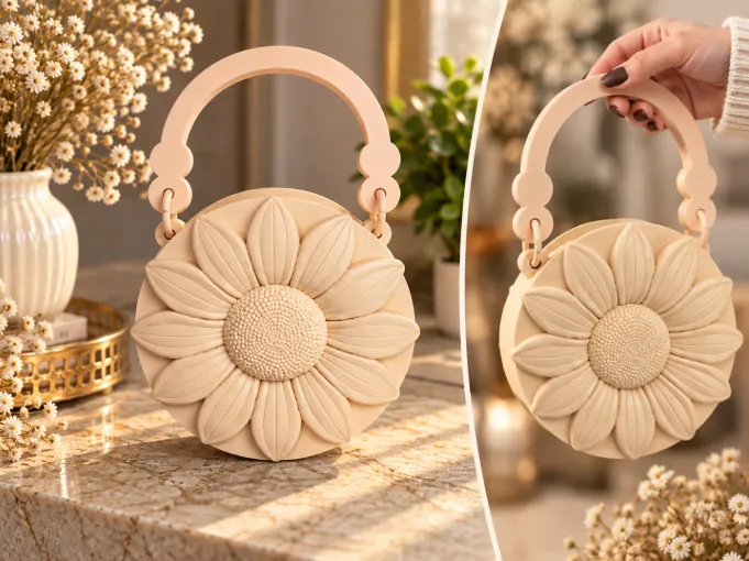 Sunflower Handbag, Purse, photo 2 of 4 - Sunflower Handbag, Purse Fashion