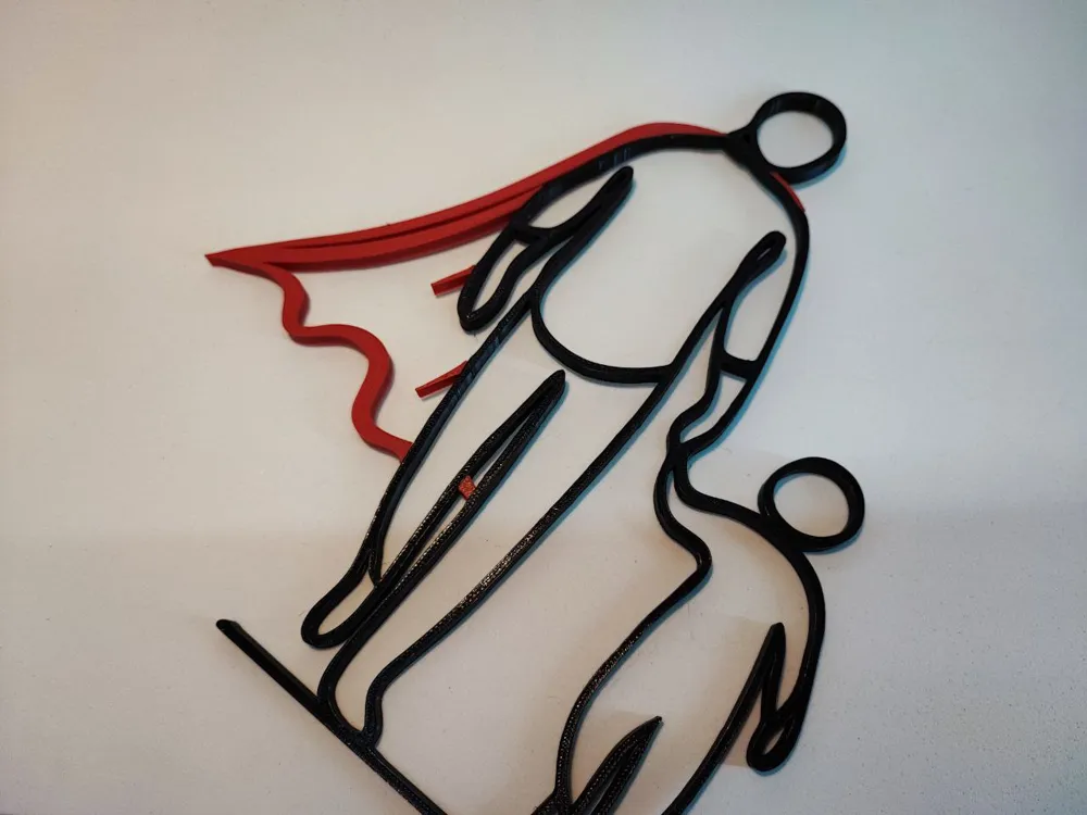 Super Dad Abstract Wall Art, photo 3 of 4 - Framed & Colour Wall Art, decoration