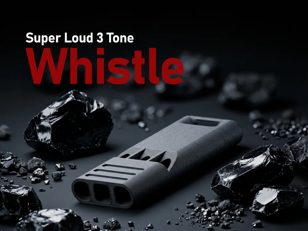 Super Loud 3 Tone Whistle - Thunderstorm V2.5, photo 2 of 4 - Spinning Tops & Classic Toys, EDC