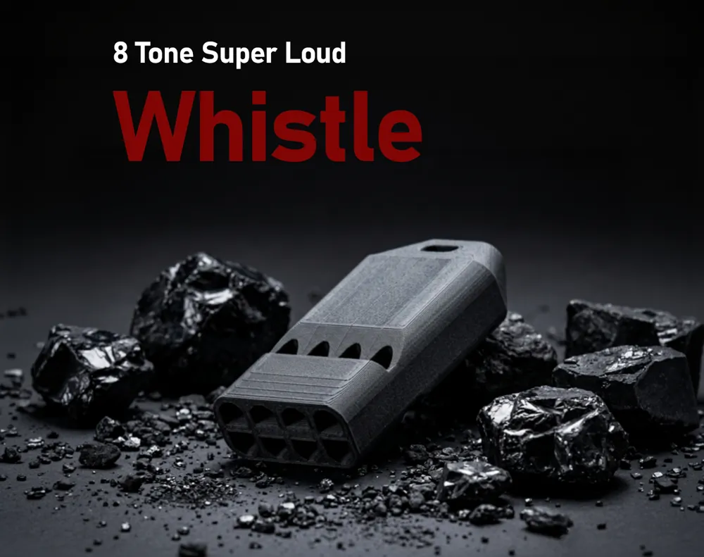 Super Loud 8 Tone Thunderstorm Whistle, photo 2 of 4 - Spinning Tops & Classic Toys, 3DBenchy