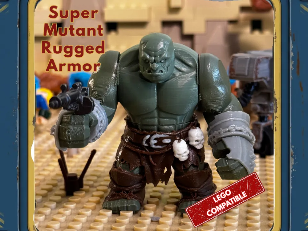 Super Mutant - Rugged Armor - Brick Compatible, photo 4 of 4 - Super Mutant - Rugged Armor - Brick Compatible Toys, Games & Hobbies